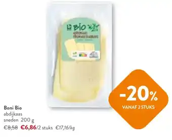 OKay Boni Bio abdijkaas sneden 200 g aanbieding