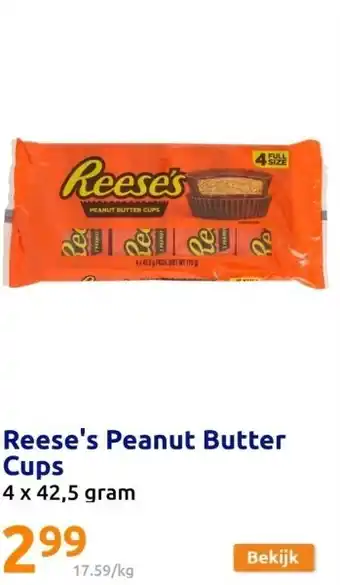Reese's Peanut Butter Cups 4 x 42,5 gram