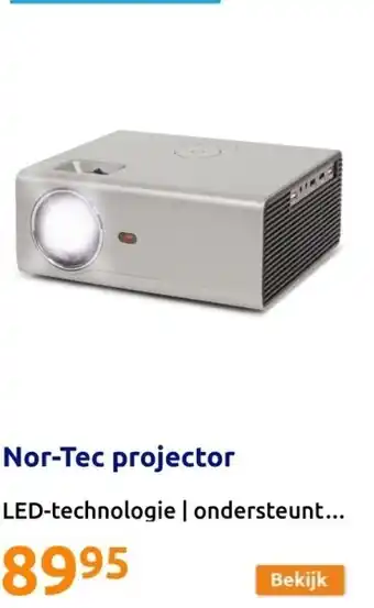 Action Nor-Tec projector aanbieding