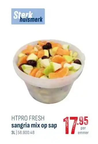 Horeca totaal HTPRO FRESH sangria mix op sap 3L aanbieding
