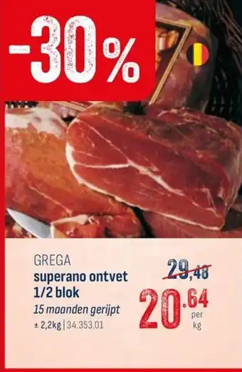 GREGA superano ontvet 1/2 blok
