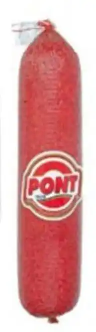 Horeca totaal PONT salami met look geheel 4kg aanbieding