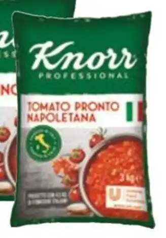 Horeca totaal Knorr Tomatensaus Napoletana 3kg aanbieding