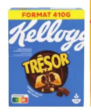 Colruyt Kellogg's Trésor melkchocolade 410 g aanbieding