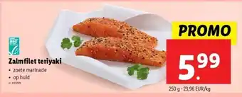 Lidl Zalmfilet teriyaki aanbieding