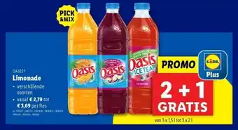 Lidl Limonade aanbieding