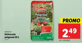 Lidl Universele potgrond 20 L aanbieding