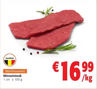 Colruyt Minuutsteak 1cm 100g aanbieding