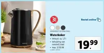 Lidl Waterkoker aanbieding