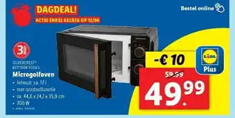 Lidl Microgolfoven aanbieding