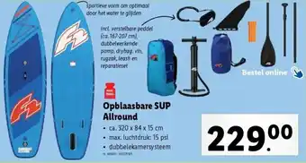 Lidl Opblaasbare SUP Allround aanbieding
