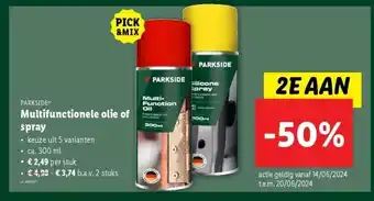 Multifunctionele olie of spray