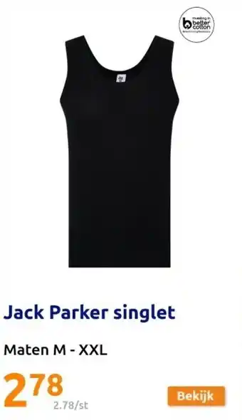 Action Jack Parker singlet aanbieding