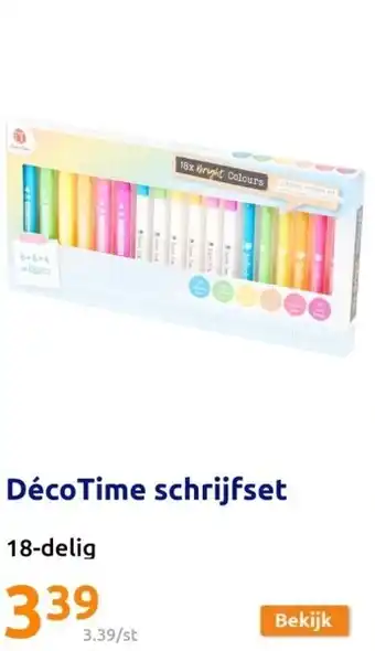 Action DécoTime schrijfset aanbieding