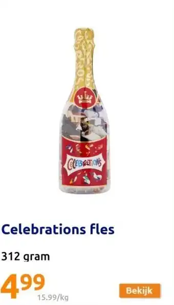Action Celebrations fles aanbieding