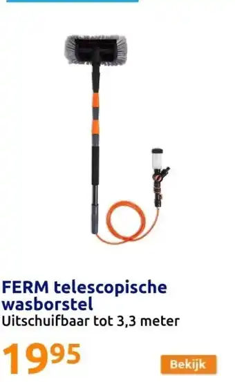 FERM telescopische wasborstel