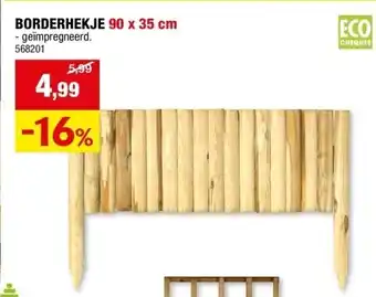 Hubo BORDERHEKJE 90 x 35 cm aanbieding