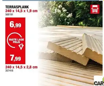 Hubo TERRASPLANK 240 x 14,5 x 1,9 cm aanbieding