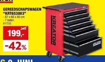 Hubo GEREEDSCHAPSWAGEN “KRT653003” aanbieding