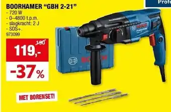 Hubo BOORHAMER “GBH 2-21” aanbieding