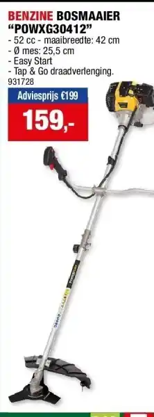 Hubo BENZINE BOSMAAIER “POWXG30412” aanbieding