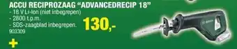 Hubo ACCU RECIPROZAAG “ADVANCEDRECIP 18” aanbieding