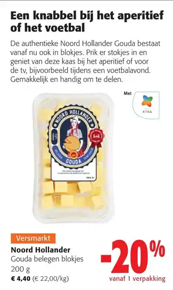Noord Hollander Gouda belegen blokjes 200g