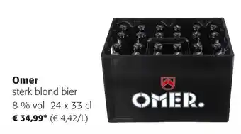 Colruyt Omer sterk blond bier 8 % vol 24 x 33 cl aanbieding