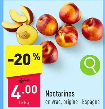 ALDI Nectarines aanbieding