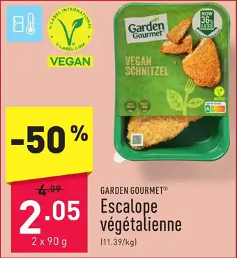 ALDI GARDEN GOURMET Escalope végétalienne 2 x 90 g aanbieding