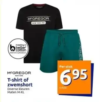 Action McGREGOR T-shirt of zwemshort Per stuk aanbieding