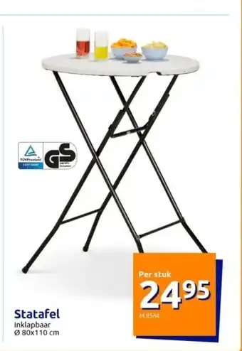 Action Statafel aanbieding