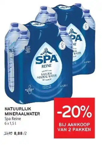 Alvo NATUURLIJK MINERAALWATER aanbieding