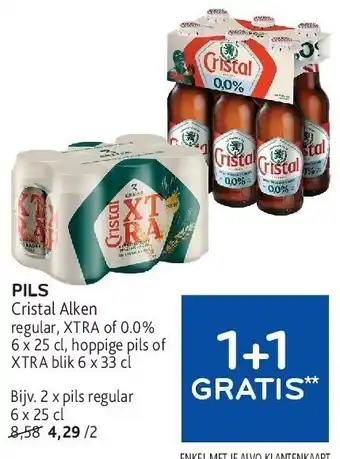 Alvo PILS Cristal Alken aanbieding