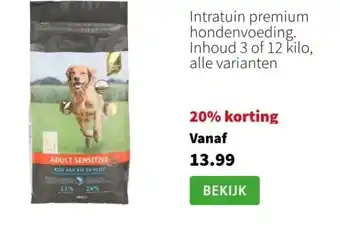 Intratuin Intratuin premium hondenvoeding aanbieding