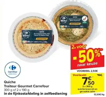 Quiche Traiteur Gourmet Carrefour