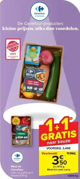Carrefour Meal kit Carrefour aanbieding