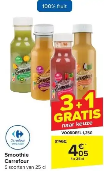 Carrefour Smoothie Carrefour aanbieding