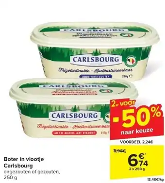 Carrefour Boter in vlootje Carlsbourg aanbieding