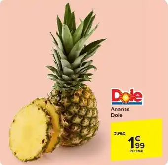 Carrefour Ananas Dole aanbieding