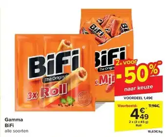 Carrefour Gamma BiFi aanbieding