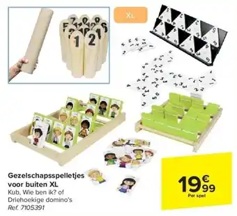 Carrefour Gezelschapsspelletjes voor buiten XL aanbieding