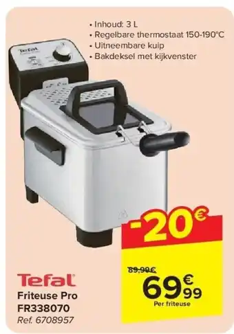 Carrefour Friteuse Pro FR338070 aanbieding