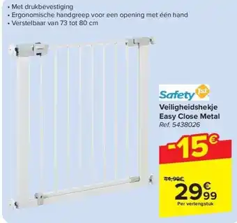 Carrefour Veiligheidshekje Easy Close Metal aanbieding