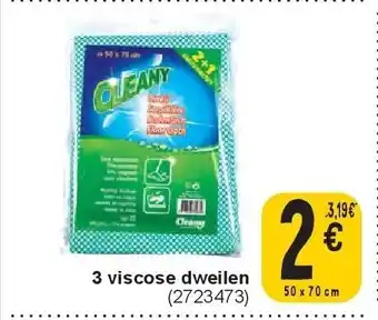 Cora 3 viscose dweilen aanbieding