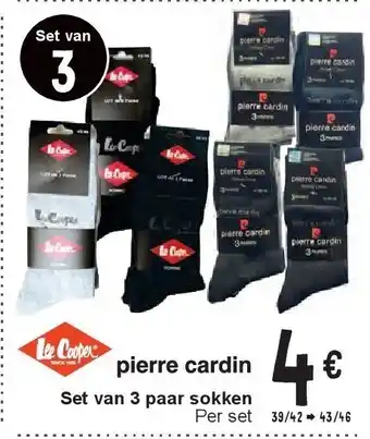 Set van 3 paar sokken