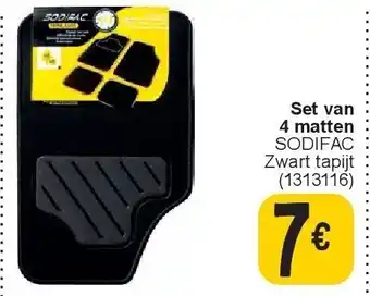 Cora Set van 4 matten aanbieding