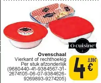 Cora Ovenschaal aanbieding