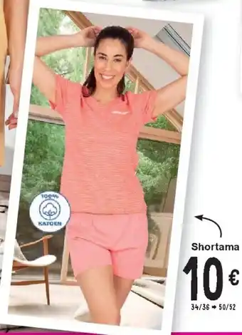 Cora Shortama aanbieding