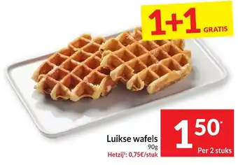 Intermarché Luikse wafels 90g aanbieding